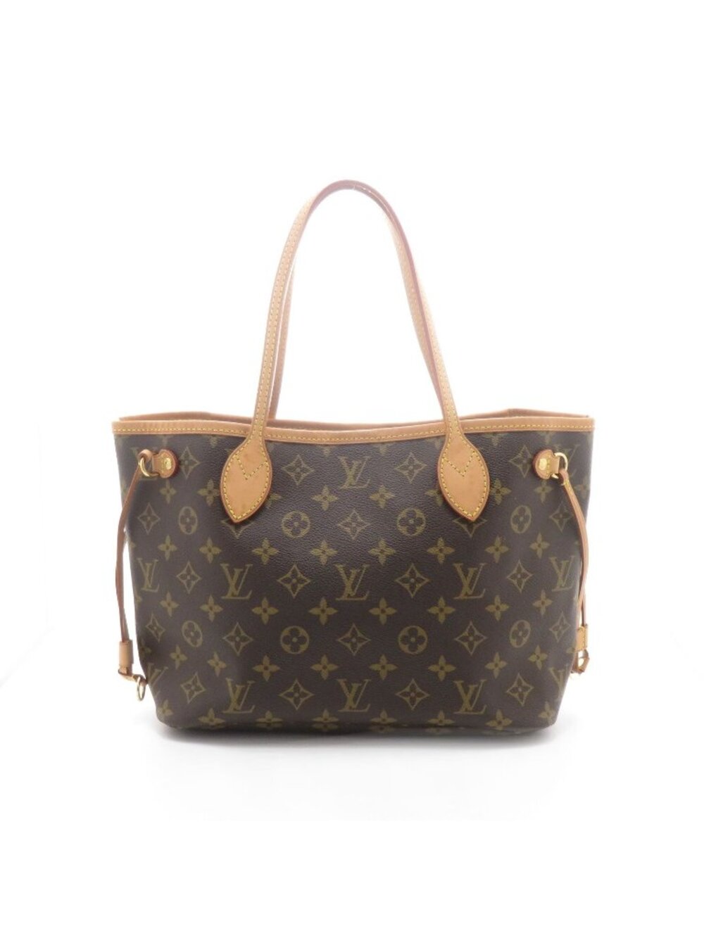 Louis Vuitton Neverfull PM Monogram Tote Bag Canvas Brown